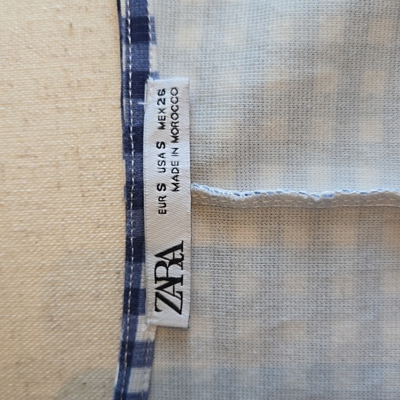 Zara Blue Checkers dress - Picture 7 of 8